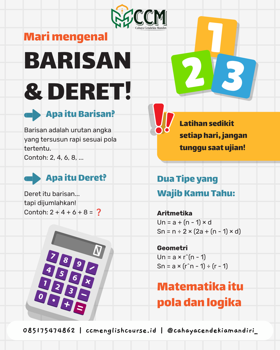 APA ITU BARISAN DAN DERET?